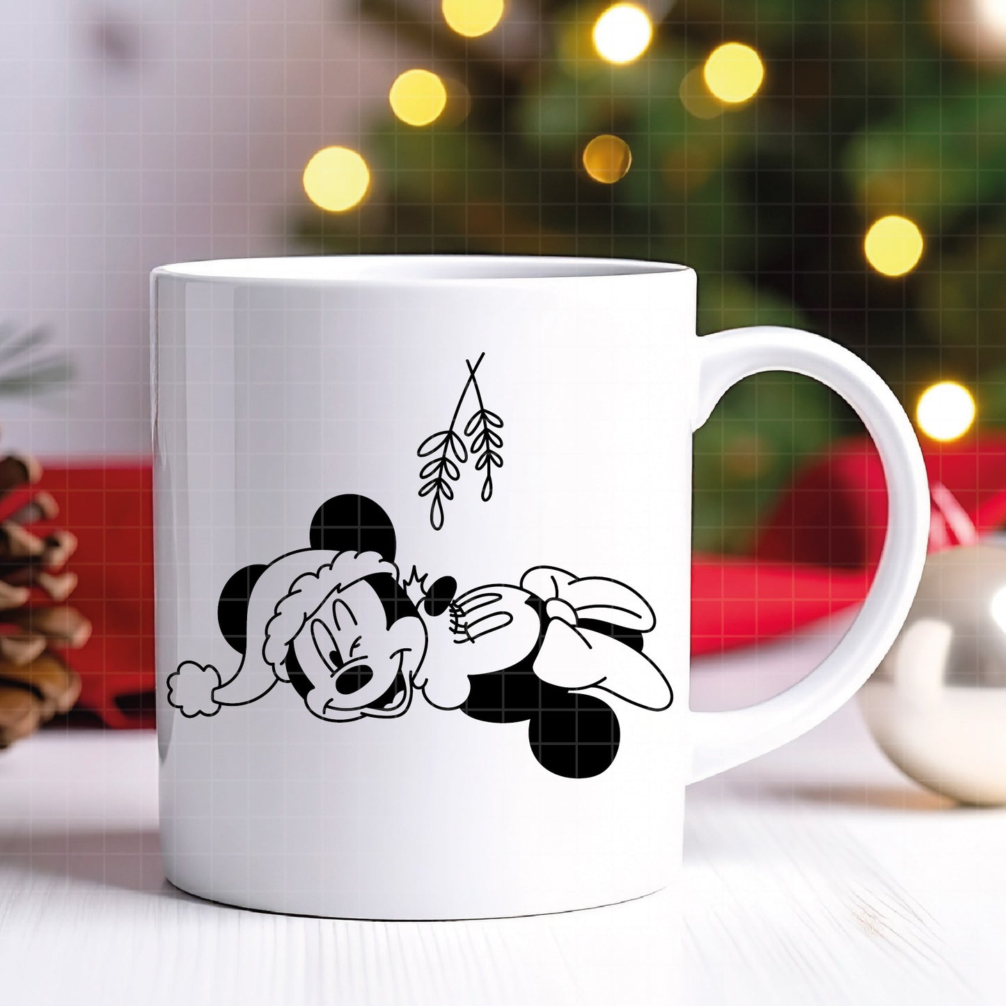 COD4186 - Christmas Mickey & Minnie bundle, Disney Christmas clipart Svg, Png, Eps, Dxf, Jpeg, vector.