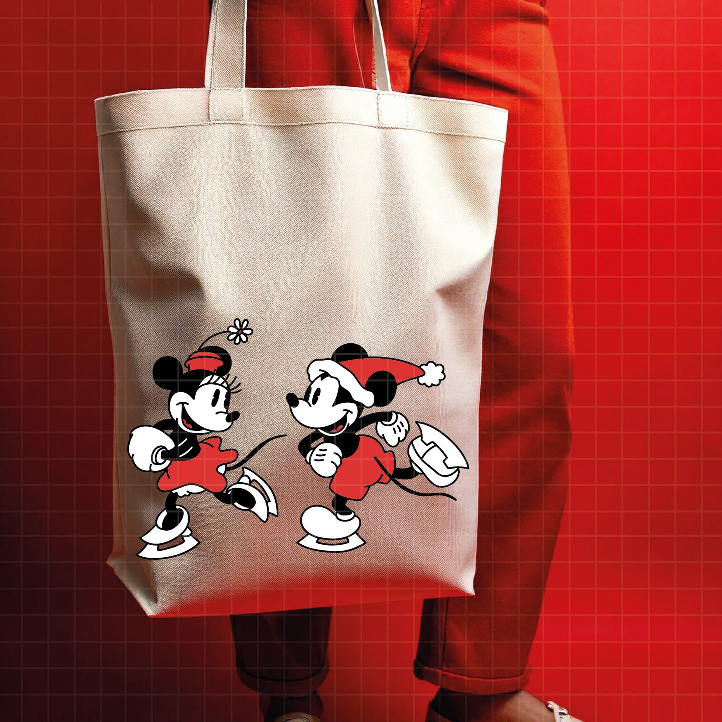 COD4187 - Christmas Mickey & Minnie bundle, Disney Christmas clipart Svg, Png, Eps, Dxf, Jpeg, vector.