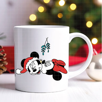 COD4187 - Christmas Mickey & Minnie bundle, Disney Christmas clipart Svg, Png, Eps, Dxf, Jpeg, vector.