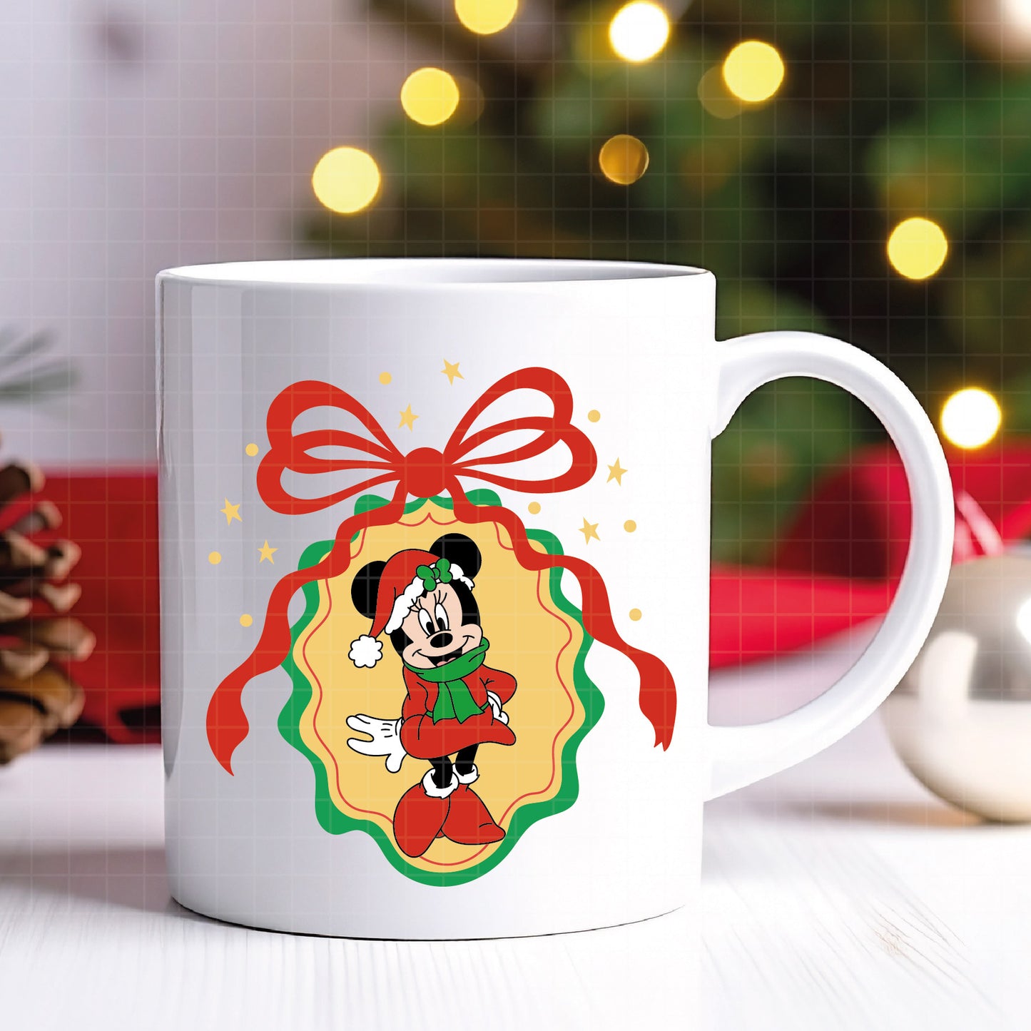 COD4196 - Mickey & Minnie in Christmas frames bundle, Disney Christmas clipart Svg, Png, Eps, Dxf, Jpeg, vector.