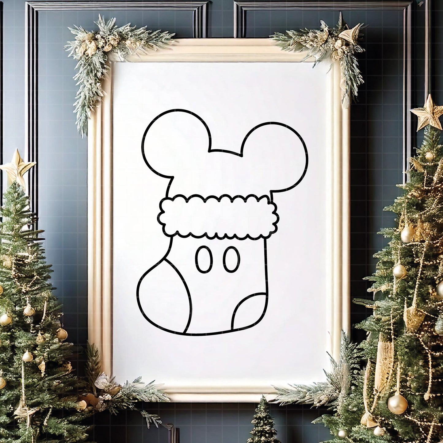 COD4199 - Disney Christmas icons bundle, Disney Christmas clipart Svg, Png, Eps, Dxf, Jpeg, vector.
