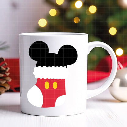 COD4200 - Disney Christmas icons bundle, Disney Christmas clipart Svg, Png, Eps, Dxf, Jpeg, vector.