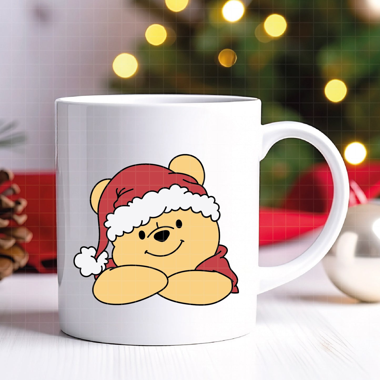 COD4205 - Winnie pooh Christmas bundle, Disney Christmas clipart Svg, Png, Eps, Dxf, Jpeg, vector.