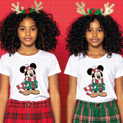COD4207 - Christmas Mickey & Pluto bundle, Disney Christmas clipart Svg, Png, Eps, Dxf, Jpeg, vector.
