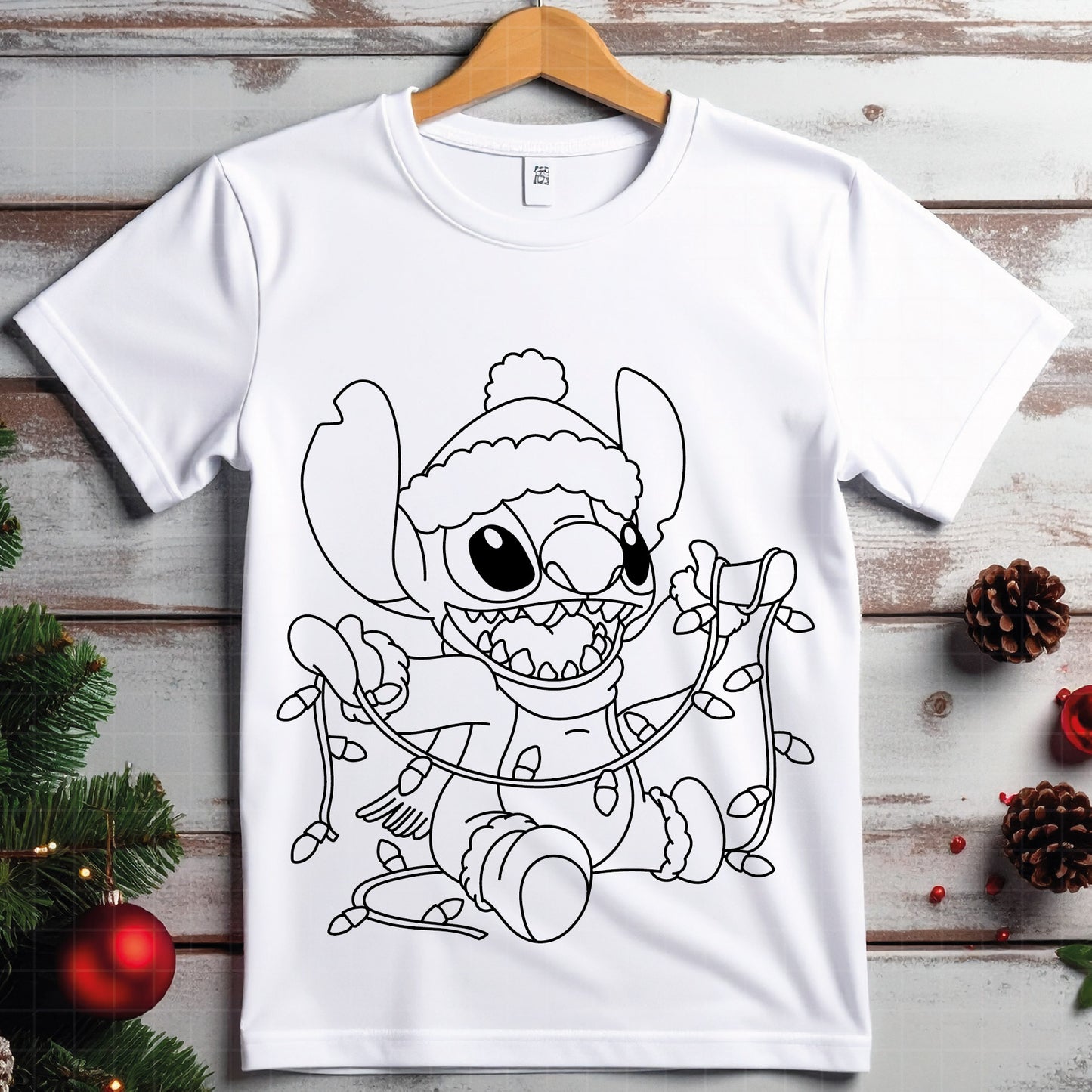 COD4208 - Christmas Disney characters bundle, Disney Christmas clipart Svg, Png, Eps, Dxf, Jpeg, vector.
