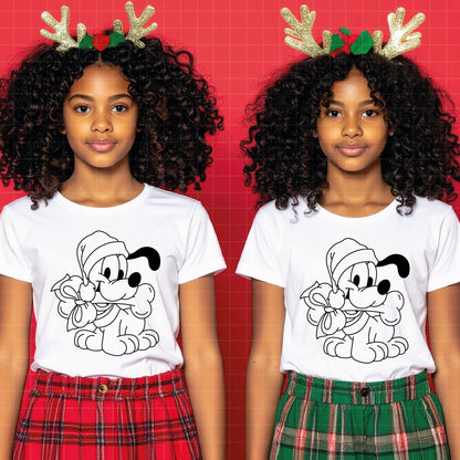 COD4208 - Christmas Disney characters bundle, Disney Christmas clipart Svg, Png, Eps, Dxf, Jpeg, vector.