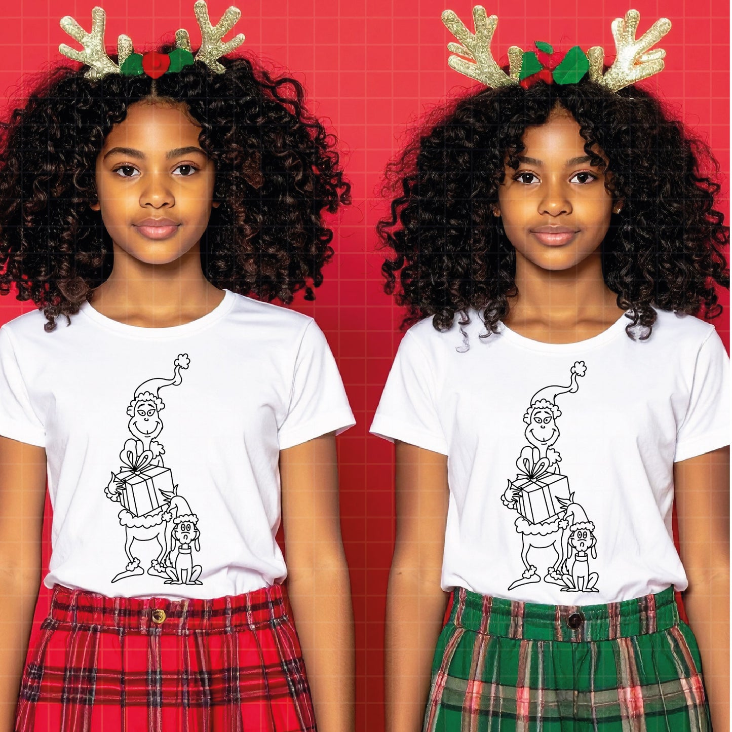 COD4211 - The grinch bundle, Christmas clipart Svg, Png, Eps, Dxf, Jpeg, vector.