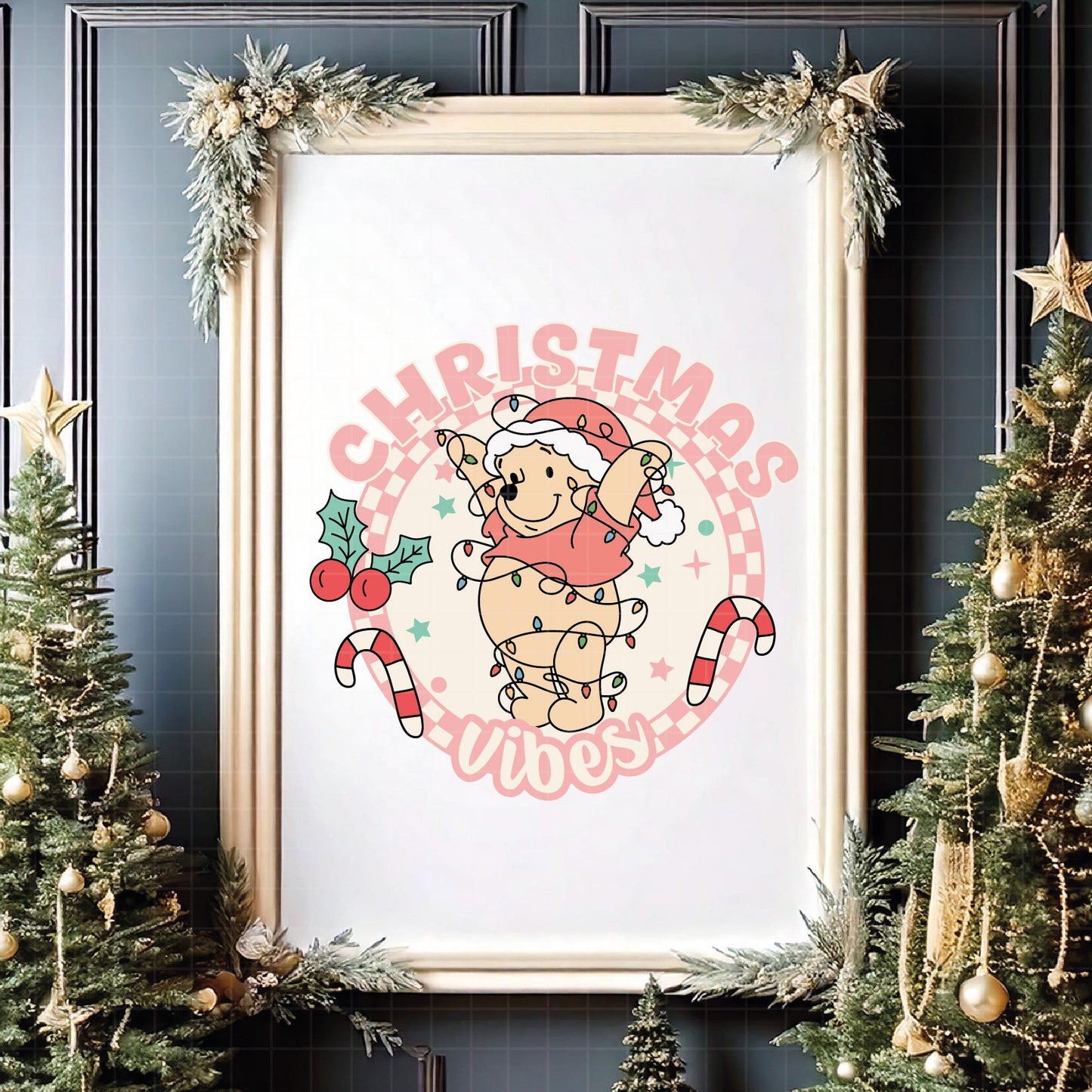 COD4213 - Disney characters Christmas bundle, Disney Christmas clipart Svg, Png, Eps, Dxf, Jpeg, vector.