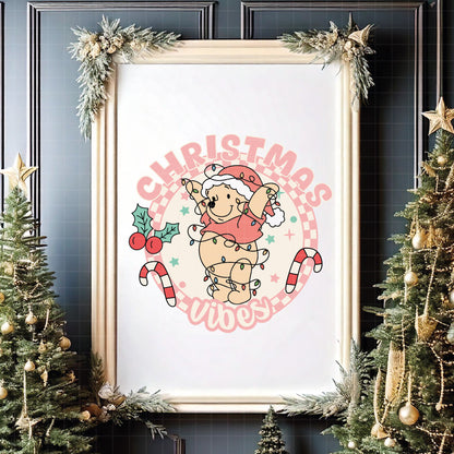 COD4213 - Disney characters Christmas bundle, Disney Christmas clipart Svg, Png, Eps, Dxf, Jpeg, vector.