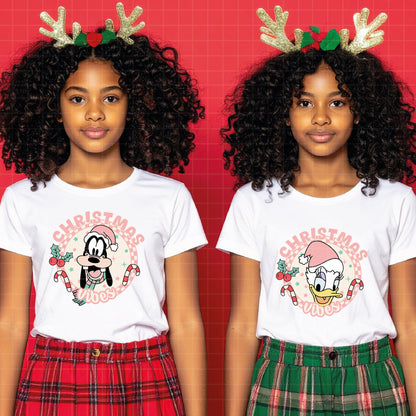 COD4214 - Disney Christmas vibes bundle, Disney Christmas clipart Svg, Png, Eps, Dxf, Jpeg, vector.