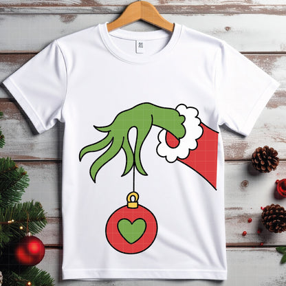 COD4305 - The grinch bundle, Christmas clipart Svg, Png, Eps, Dxf, Jpeg, vector.