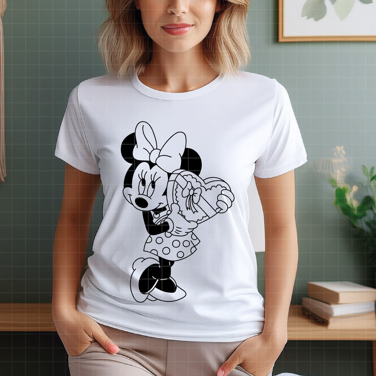 COD4316 - Mickey & Minnie loving pack bundle, Disney Valentine's day clipart Svg, Png, Eps, Dxf, Jpeg, vector.