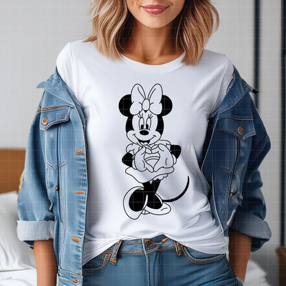 COD4316 - Mickey & Minnie loving pack bundle, Disney Valentine's day clipart Svg, Png, Eps, Dxf, Jpeg, vector.