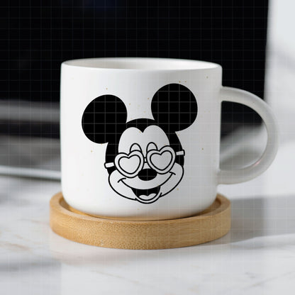 COD4316 - Mickey & Minnie loving pack bundle, Disney Valentine's day clipart Svg, Png, Eps, Dxf, Jpeg, vector.