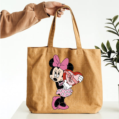 COD4317 - Mickey & Minnie loving pack bundle, Disney Valentine's day clipart Svg, Png, Eps, Dxf, Jpeg, vector.