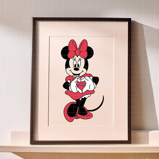 COD4318 - Mickey & Minnie loving pack bundle, Disney Valentine's day clipart Svg, Png, Eps, Dxf, Jpeg, vector.