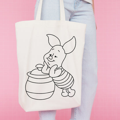 COD4503 - Piglet pack bundle line art, Disney clipart Svg, Png, Eps, Dxf, Jpeg, vector.