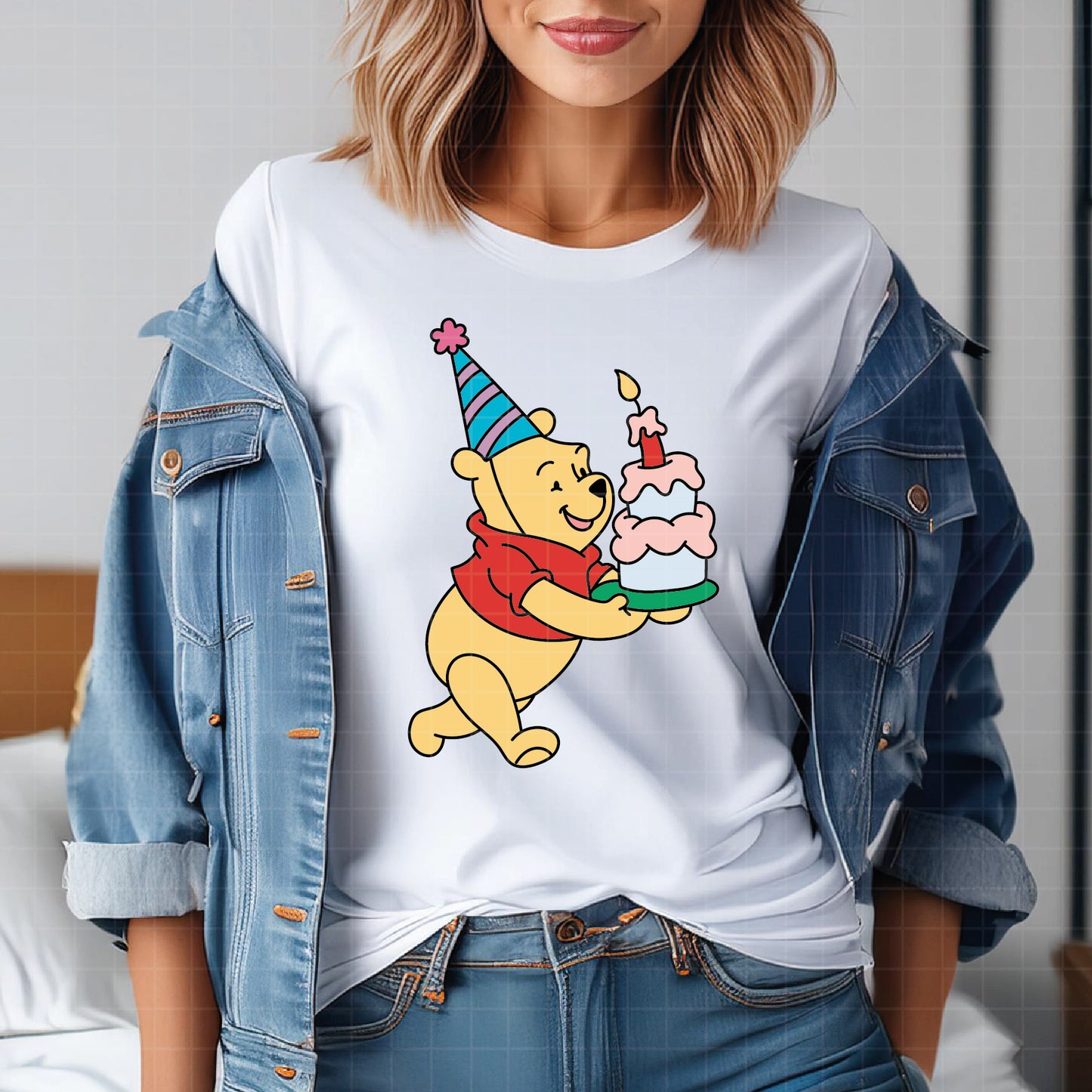 COD4506 - Winnie the Pooh and friends pack bundle, Disney Birthdays clipart Svg, Png, Eps, Dxf, Jpeg, vector.