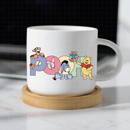 COD4506 - Winnie the Pooh and friends pack bundle, Disney Birthdays clipart Svg, Png, Eps, Dxf, Jpeg, vector.