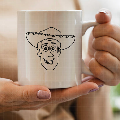 COD4510 - Sheriff Woody pack bundle line art, Disney clipart Svg, Png, Eps, Dxf, Jpeg, vector.