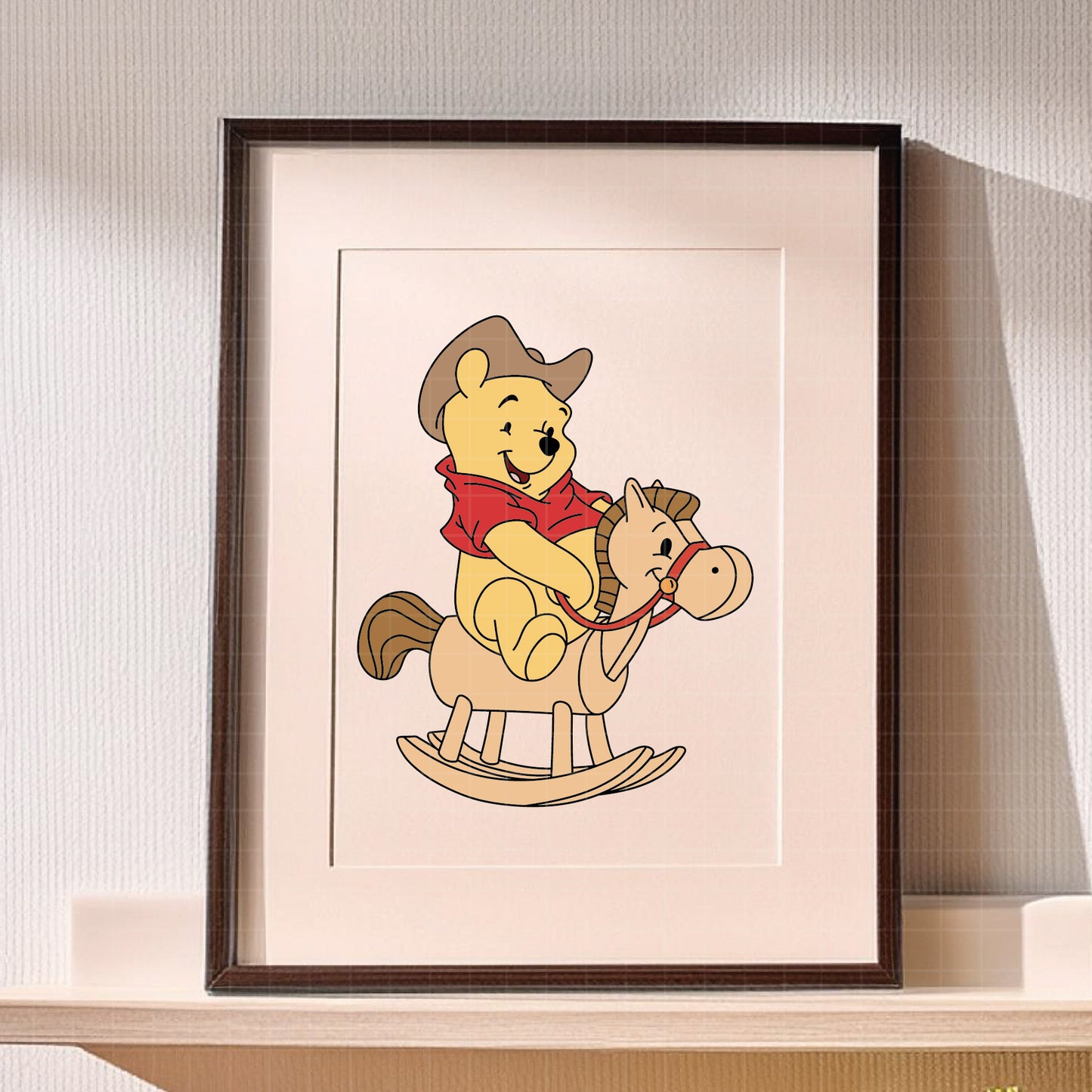 COD4517 - Winnie the Pooh Cowboy pack bundle, Disney clipart Svg, Png, Eps, Dxf, Jpeg, vector.
