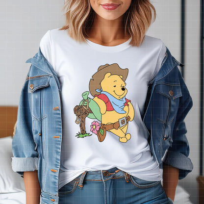 COD4517 - Winnie the Pooh Cowboy pack bundle, Disney clipart Svg, Png, Eps, Dxf, Jpeg, vector.