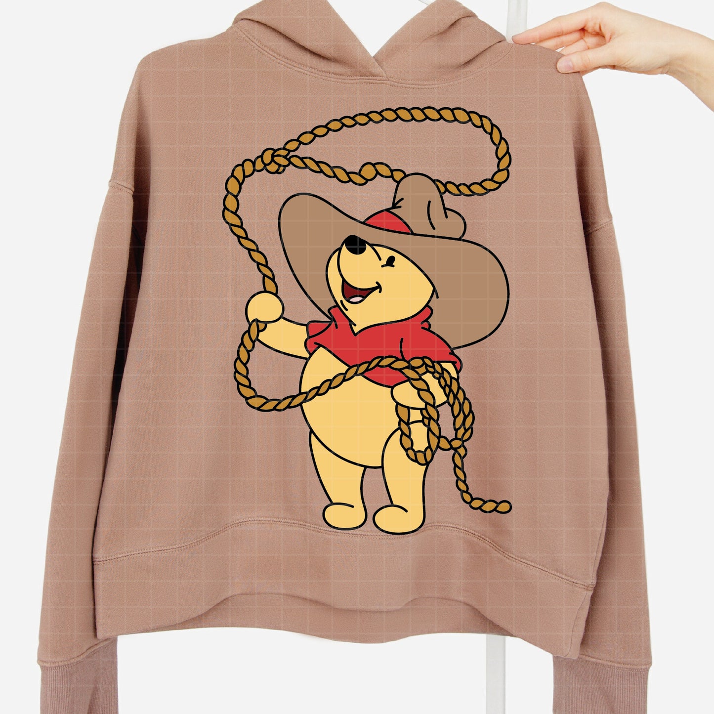 COD4517 - Winnie the Pooh Cowboy pack bundle, Disney clipart Svg, Png, Eps, Dxf, Jpeg, vector.