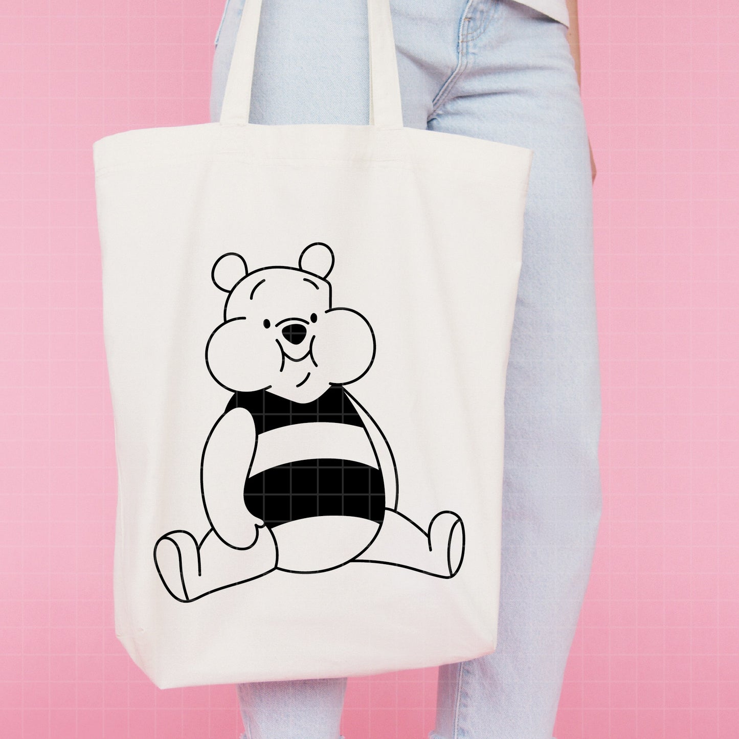 COD4518 - Winnie the Pooh Bee mode line art pack bundle, Disney clipart Svg, Png, Eps, Dxf, Jpeg, vector.