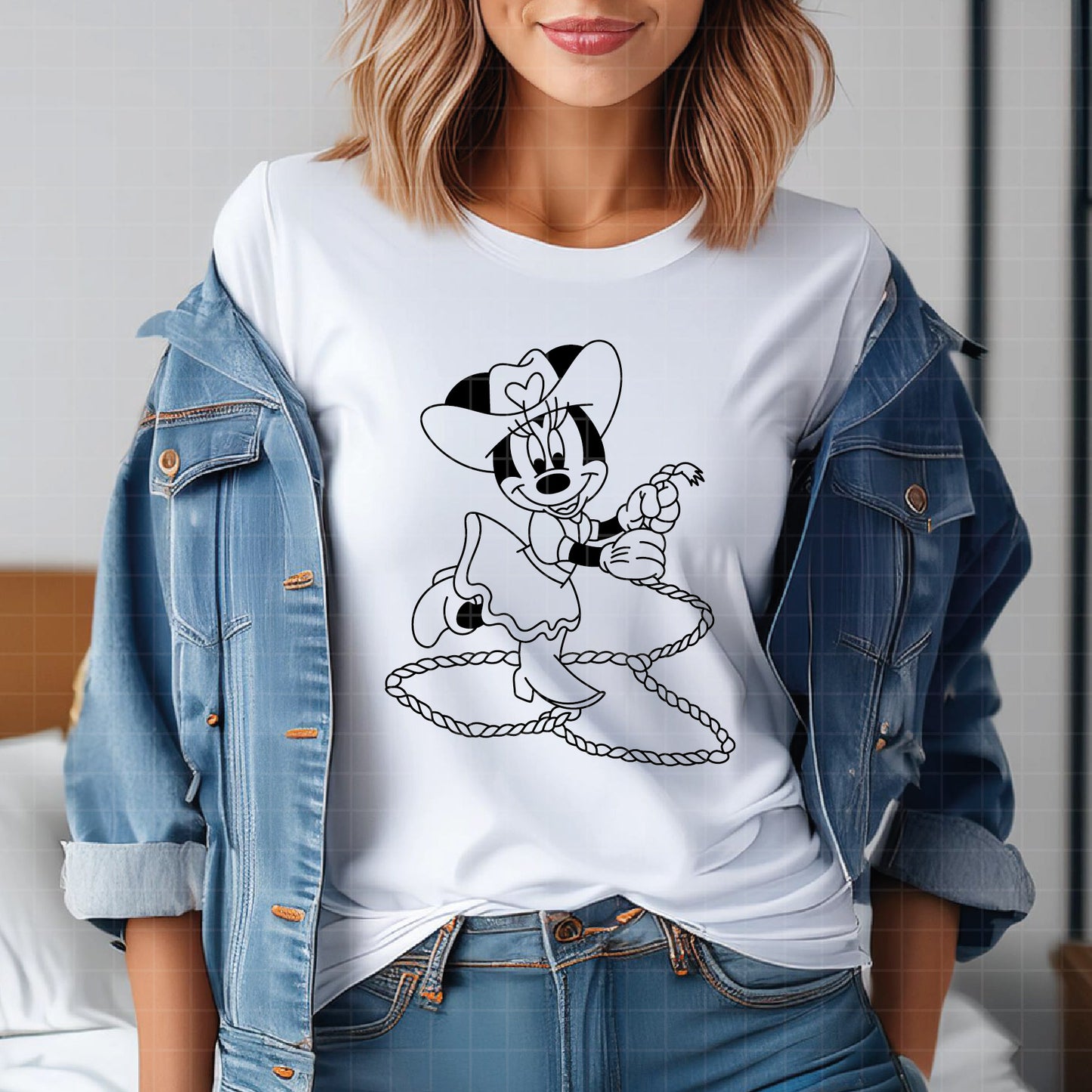 COD4520 - Mickey & Minnie Cowboys pack bundle, Disney Classics clipart Svg, Png, Eps, Dxf, Jpeg, vector.