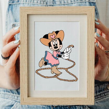 COD4521 - Mickey & Minnie Cowboys pack bundle, Disney Classics clipart Svg, Png, Eps, Dxf, Jpeg, vector.