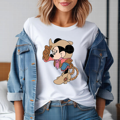 COD4521 - Mickey & Minnie Cowboys pack bundle, Disney Classics clipart Svg, Png, Eps, Dxf, Jpeg, vector.