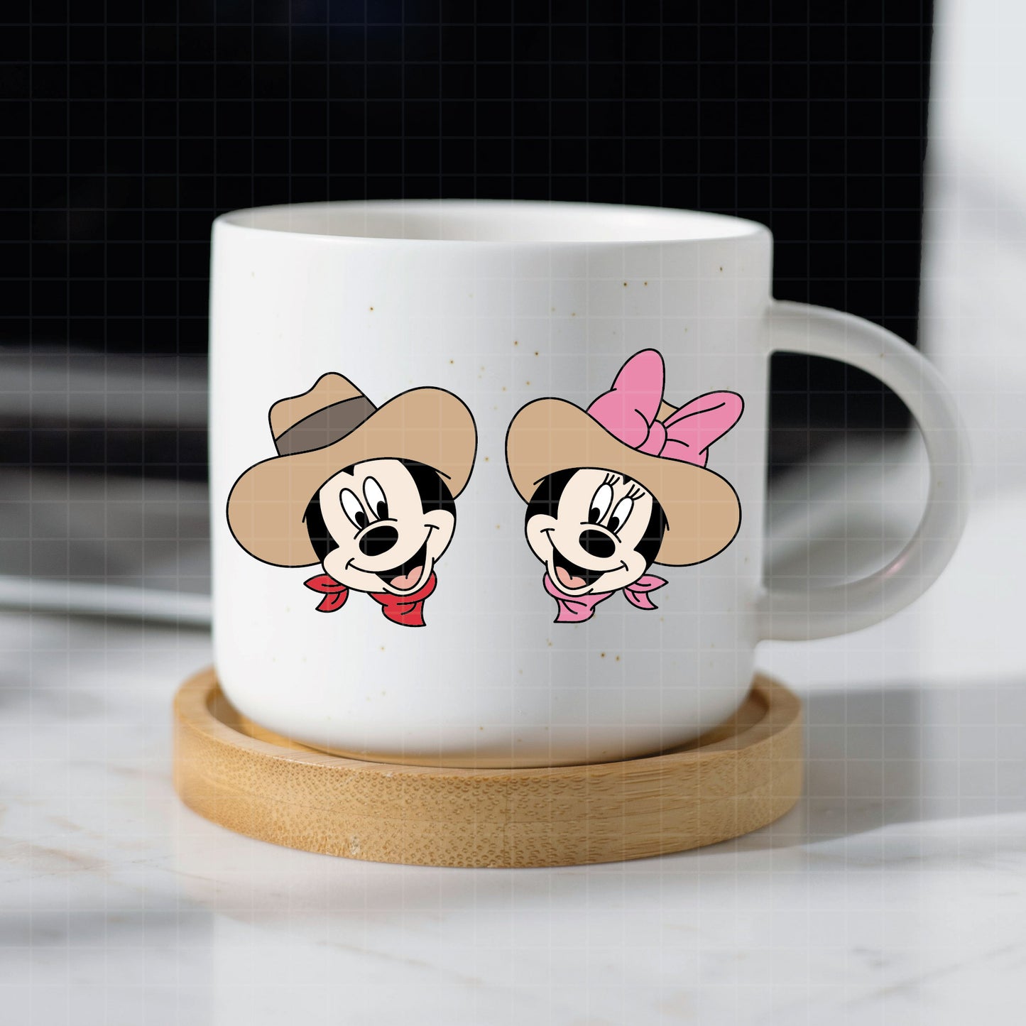 COD4521 - Mickey & Minnie Cowboys pack bundle, Disney Classics clipart Svg, Png, Eps, Dxf, Jpeg, vector.