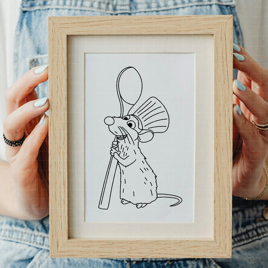 COD4524 - Ratatouille pack bundle, Disney pixar clipart Svg, Png, Eps, Dxf, Jpeg, vector.