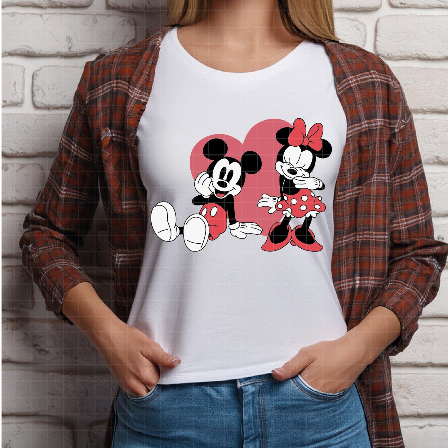 COD4526 - Mickey & Minnie loving pack bundle, Disney Valentine's day clipart Svg, Png, Eps, Dxf, Jpeg, vector.
