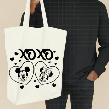 COD4527 - Mickey & Minnie loving pack bundle, Disney Valentine's day clipart Svg, Png, Eps, Dxf, Jpeg, vector.