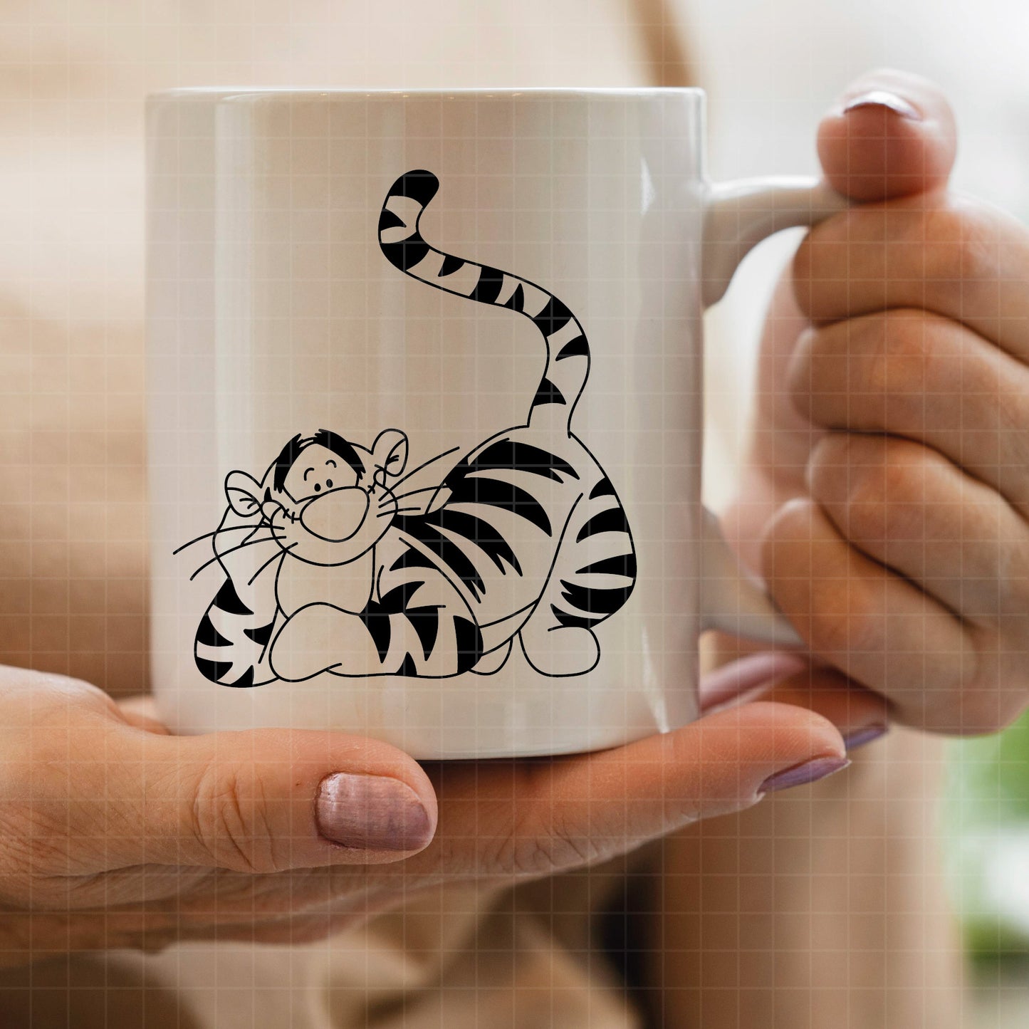 COD4529 - Tigger pack bundle line art, Disney clipart Svg, Png, Eps, Dxf, Jpeg, vector.