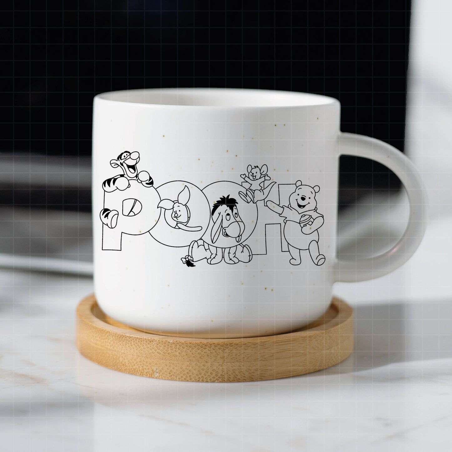 COD4531 - Winnie the Pooh and friends pack bundle, Disney Birthdays clipart Svg, Png, Eps, Dxf, Jpeg, vector.