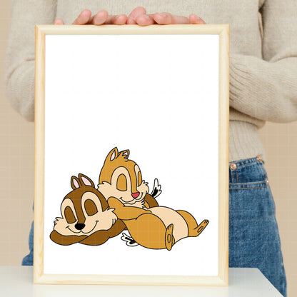 COD4532 - Chip & Dale bundle, Disney clipart Svg, Png, Eps, Dxf, Jpeg, vector.