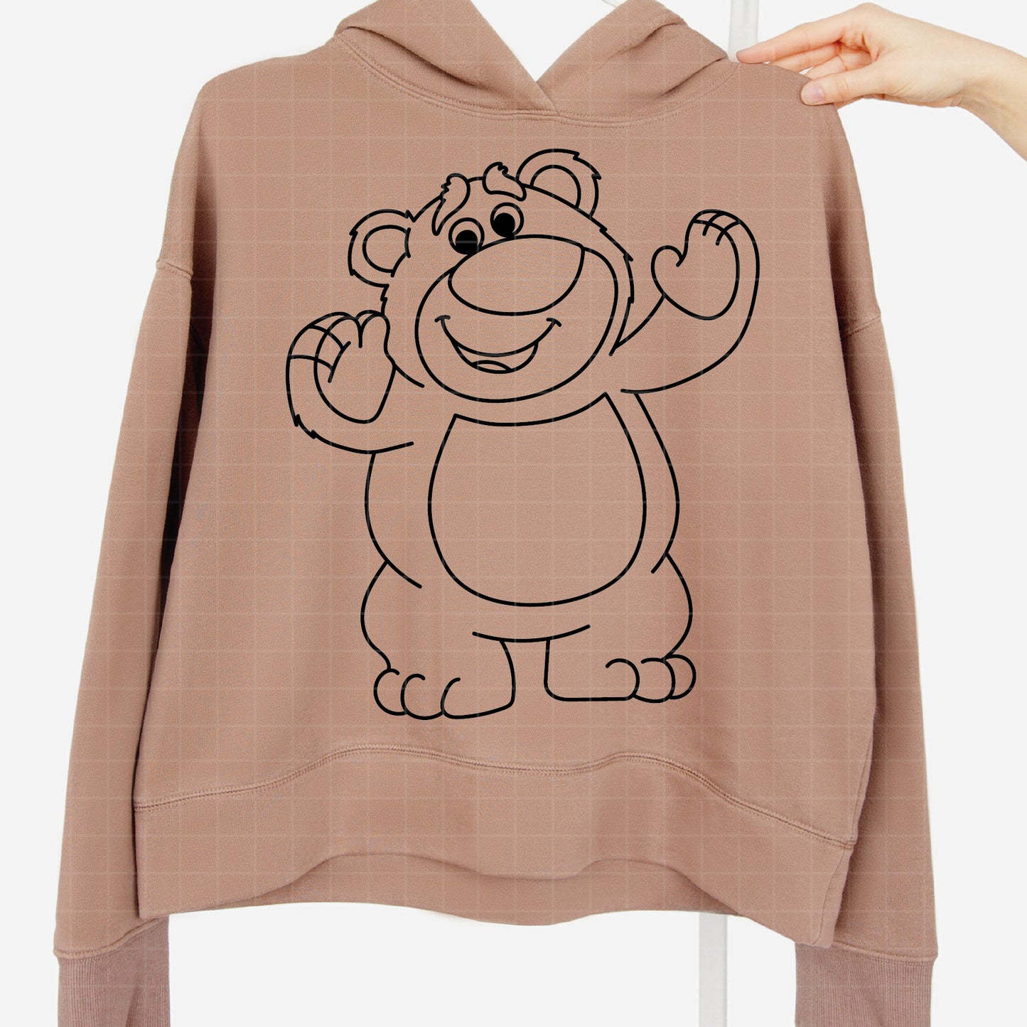 COD4536 - Lotso pack bundle line art, Disney clipart Svg, Png, Eps, Dxf, Jpeg, vector.