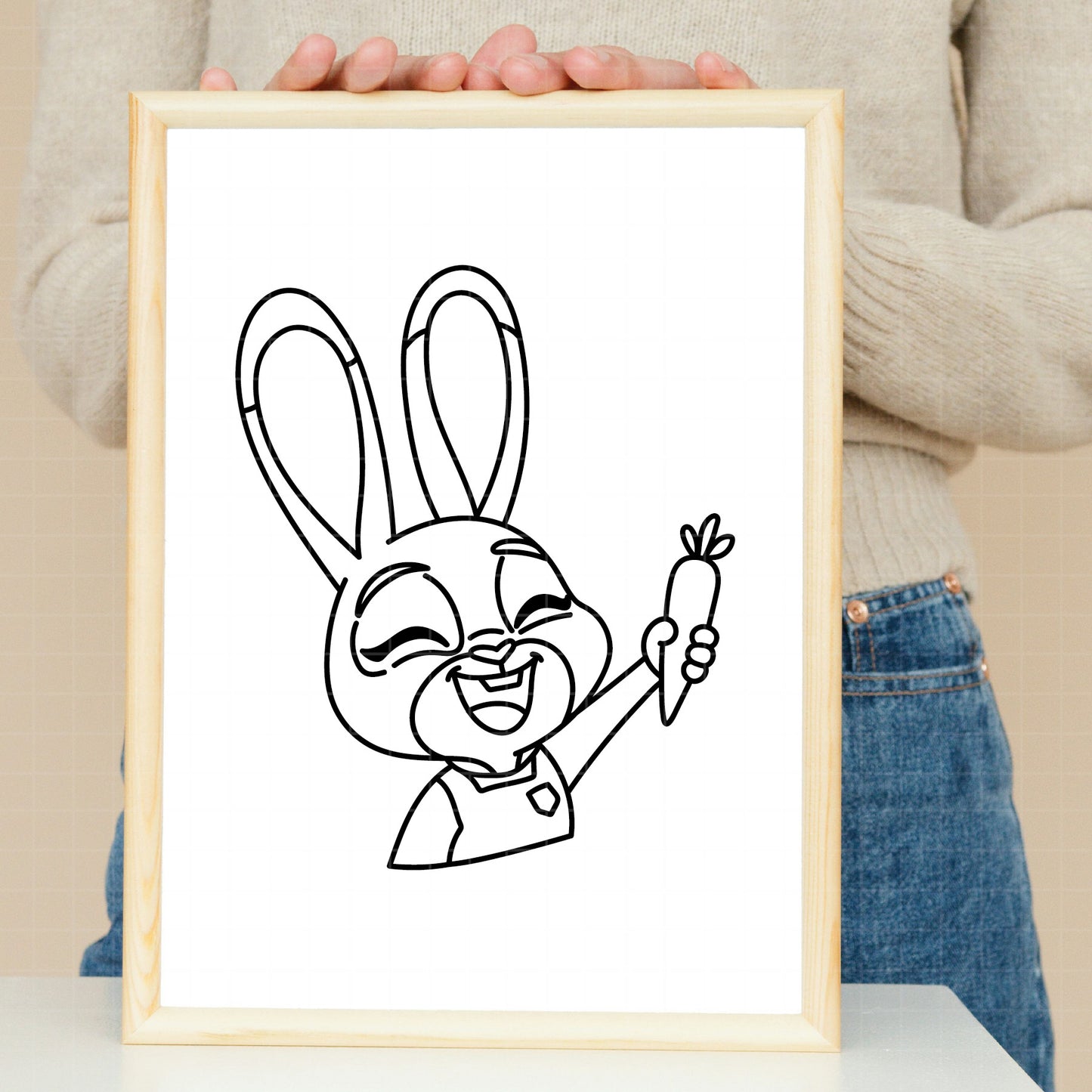 COD4538 - Zootopia Characters pack bundle line art, Disney clipart Svg, Png, Eps, Dxf, Jpeg, vector.