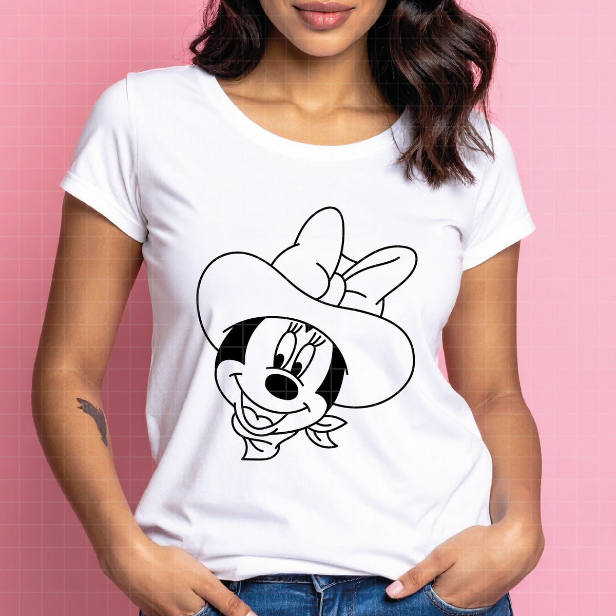 COD4670 - Mickey & Minnie Cowboys bundle, Disney Classics clipart Svg, Png, Eps, Dxf, Jpeg, vector.