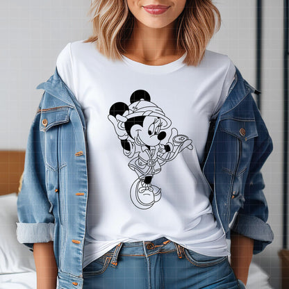 COD4852 - Minnie Safari mode pack bundle, Disney Classics clipart Svg, Png, Eps, Dxf, Jpeg, vector.