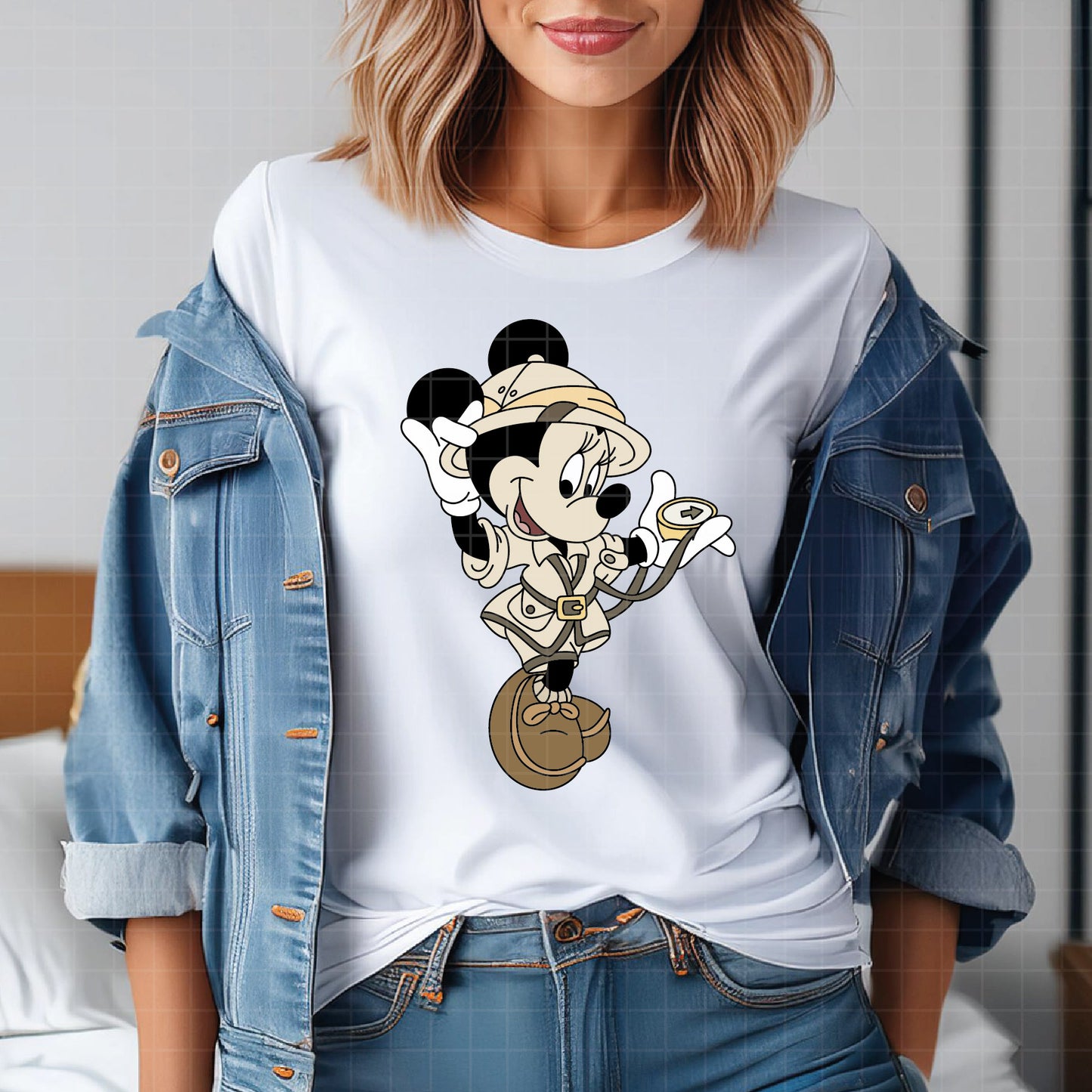 COD4857 - Minnie Safari mode pack bundle, Disney Classics clipart Svg, Png, Eps, Dxf, Jpeg, vector.