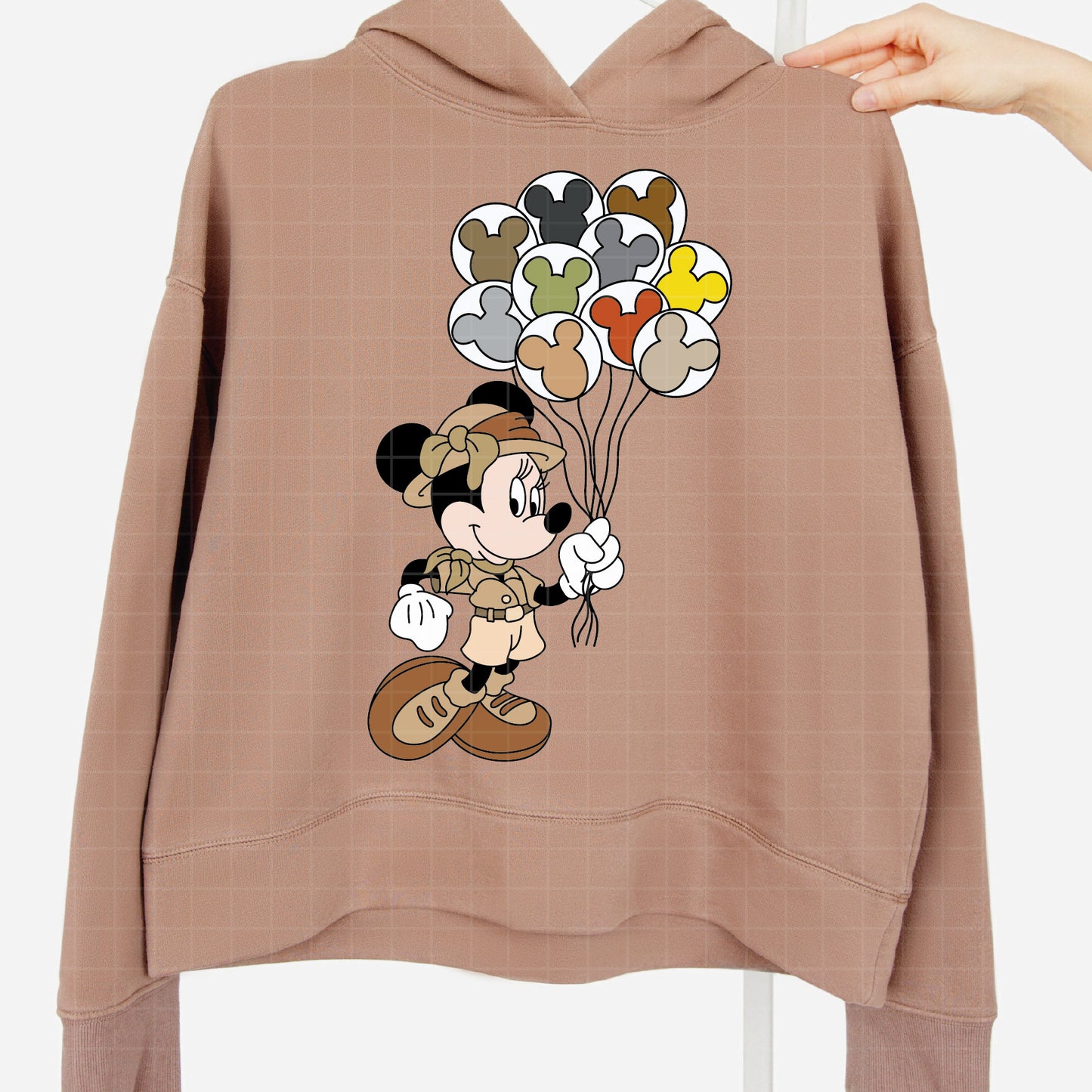 COD4857 - Minnie Safari mode pack bundle, Disney Classics clipart Svg, Png, Eps, Dxf, Jpeg, vector.