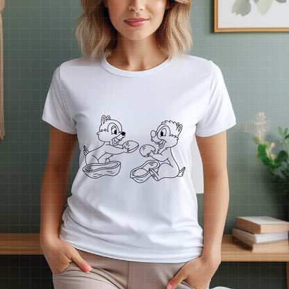 COD4870 - Chip & Dale bundle, Disney clipart Svg, Png, Eps, Dxf, Jpeg, vector.