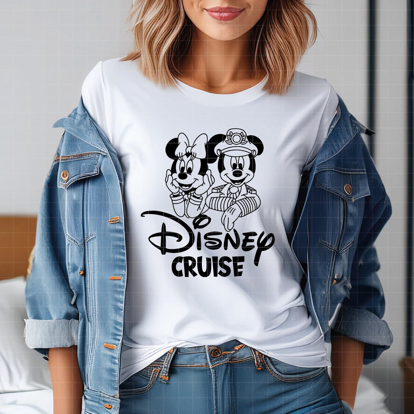 COD5177 - Disney cruise ship Mickey & Minnie line art pack bundle, Disney Cruise clipart Svg, Png, Eps, Dxf, Jpeg, vector.