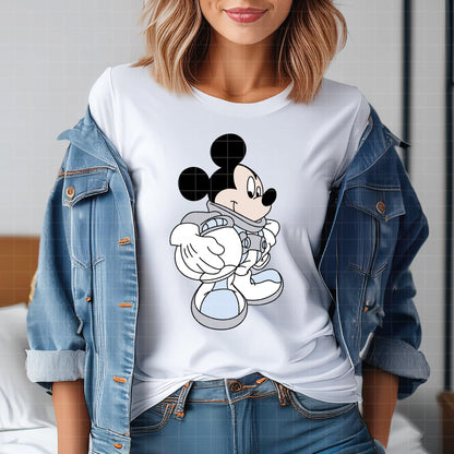 COD5184 - Mickey Astronaut pack bundle, Disney clipart Svg, Png, Eps, Dxf, Jpeg, vector.