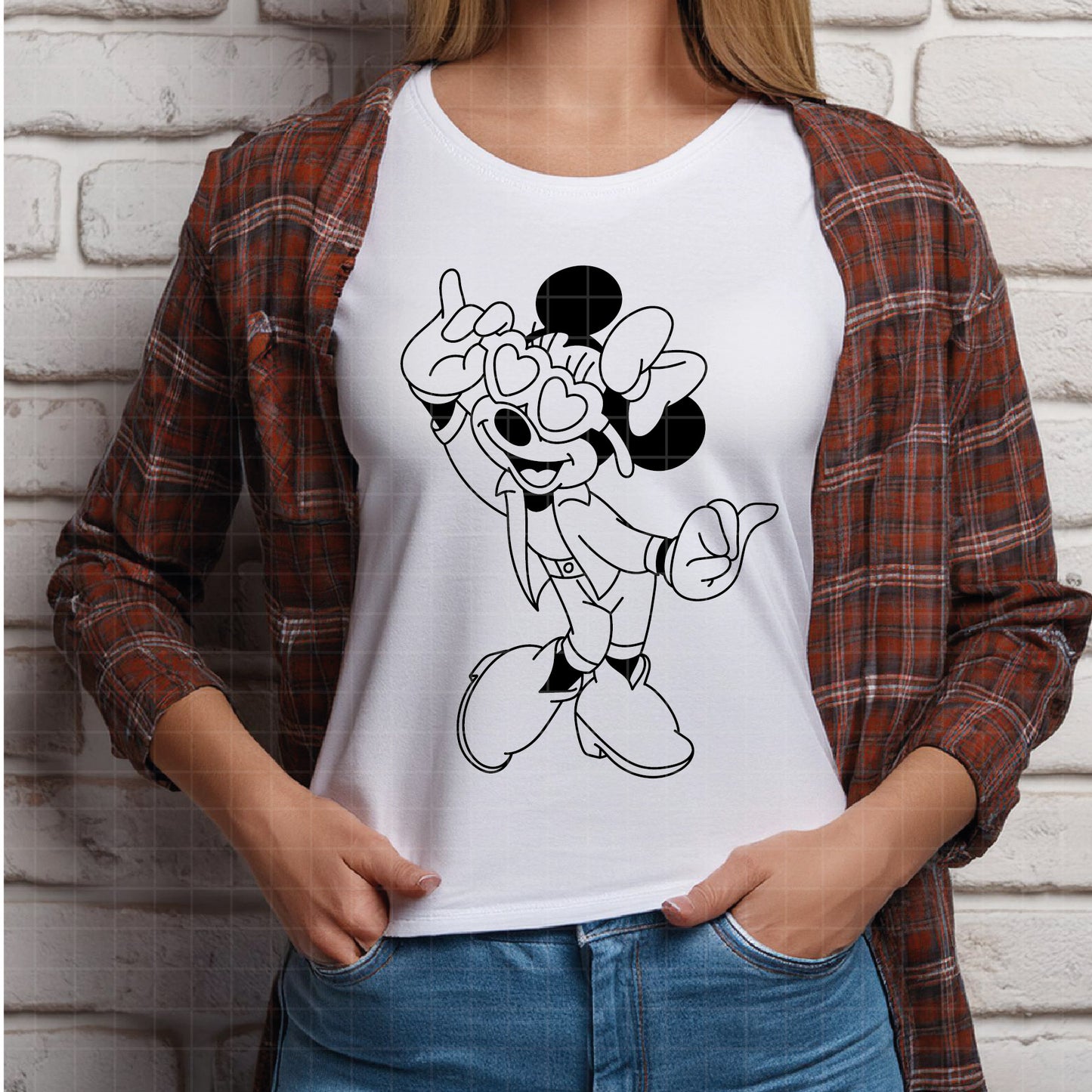 COD5193 - Minnie's world pack bundle, Disney Classics clipart Svg, Png, Eps, Dxf, Jpeg, vector.
