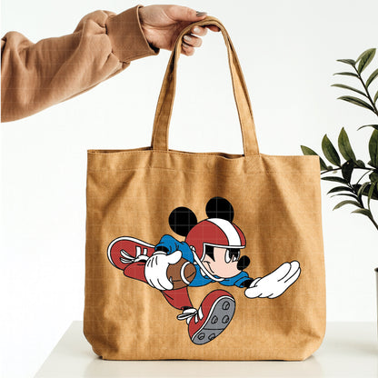 COD5198 - Mickey American Football pack bundle, Disney clipart Svg, Png, Eps, Dxf, Jpeg, vector.
