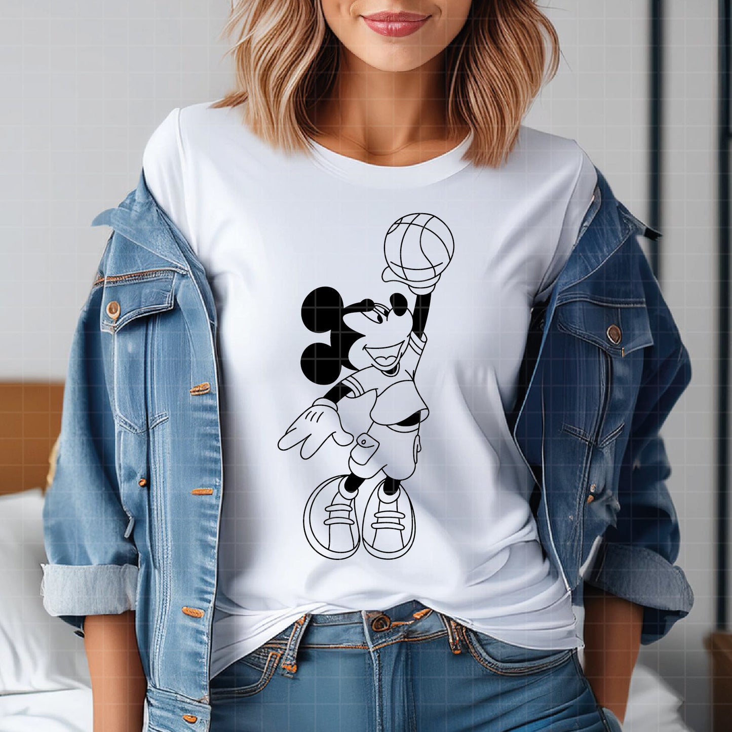 COD5199 - Disney classics Basketball pack bundle, Disney sports clipart Svg, Png, Eps, Dxf, Jpeg, vector.